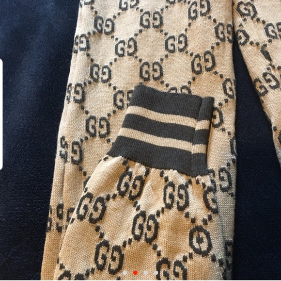 SOLD !!! 🔥GUCCI GG knitted wool leggings Supreme - Picture 3 of 8